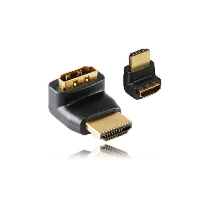 Adapter Kątowy HDMI 2.0 AA107 wtyk Gniazdo