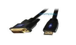 Kabel HDMI 2.0 - DVI 24+1 4K 5m